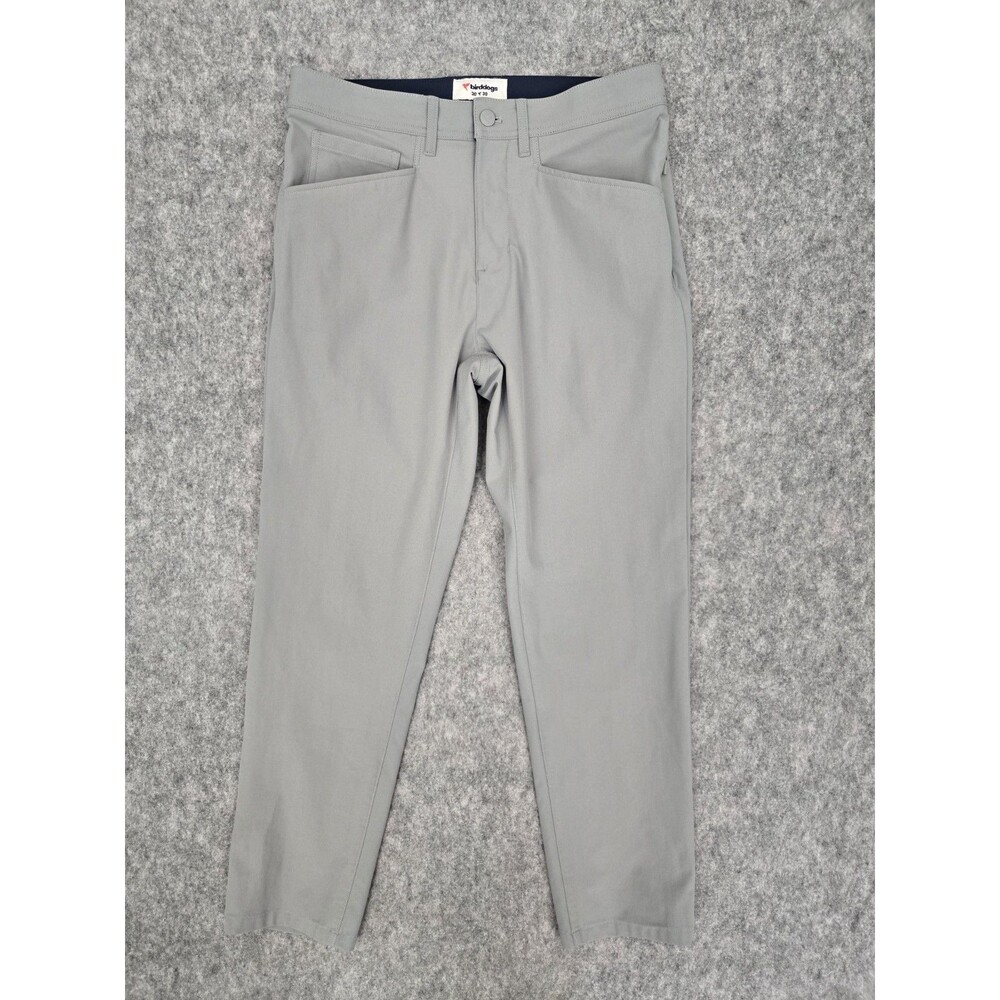 Birddogs Men's Gray Stretch Unlined Performance Golf Pants 30 x 28 Latest Style